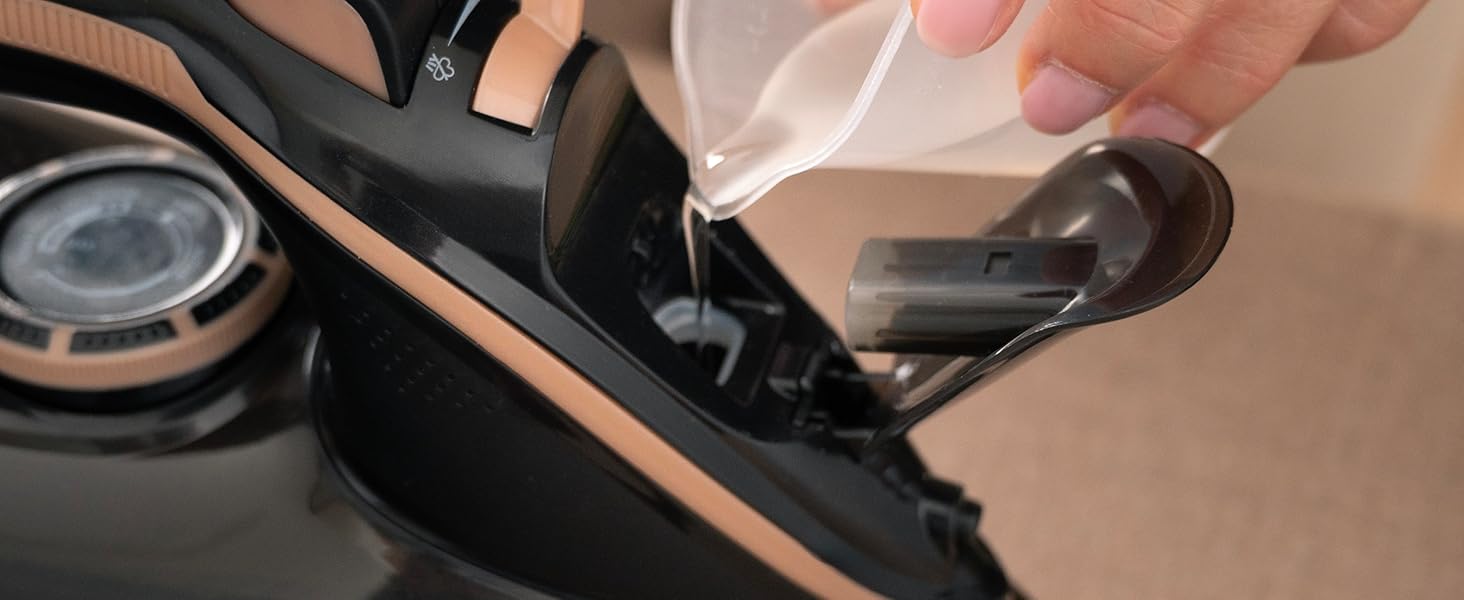 Парове прасування LEHMANN бездротове з базою для зарядки, регулювання температури та 5 програм, керамічна підошва, вертикальний пар, автовимкнення, чорний/рожеве золото