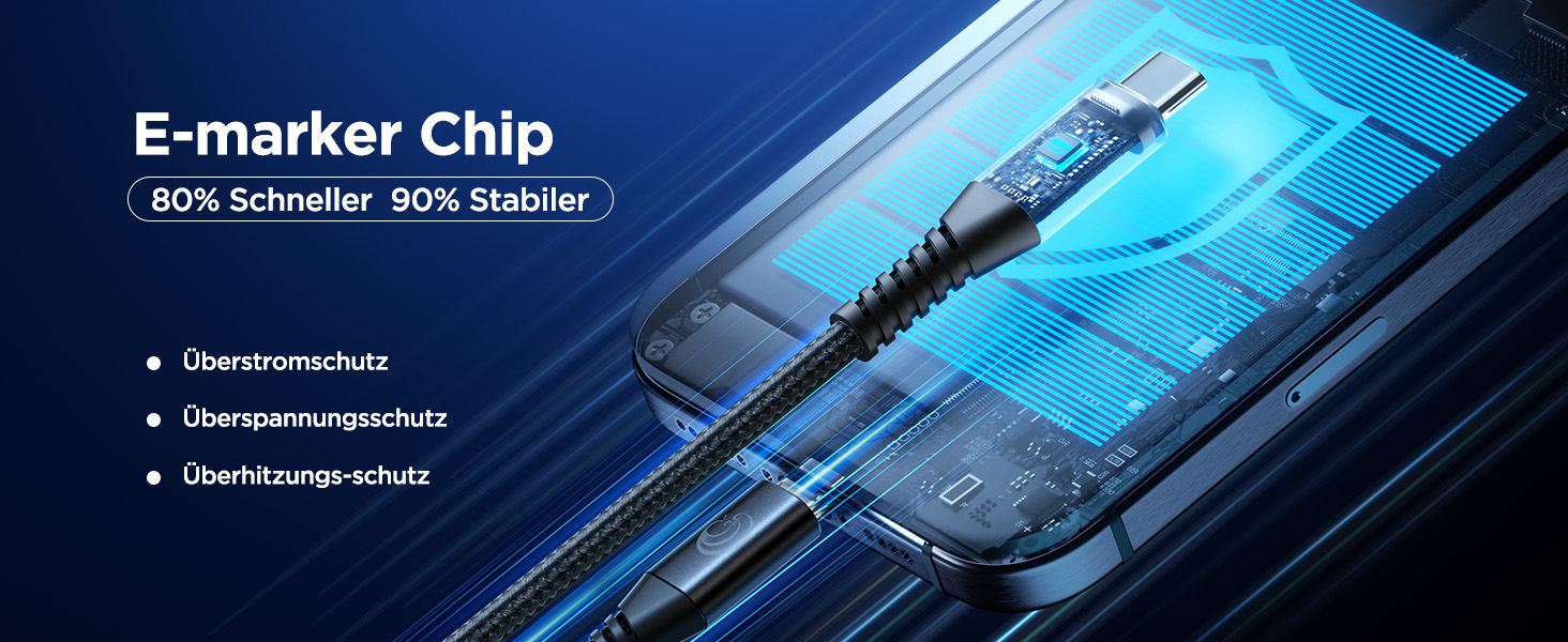 Кабель USB-C на USB-C [2 шт. 2м+2м] 100W, 5A, PD, для iPhone, Samsung, iPad, MacBook, Pixel, Switch. Чорний