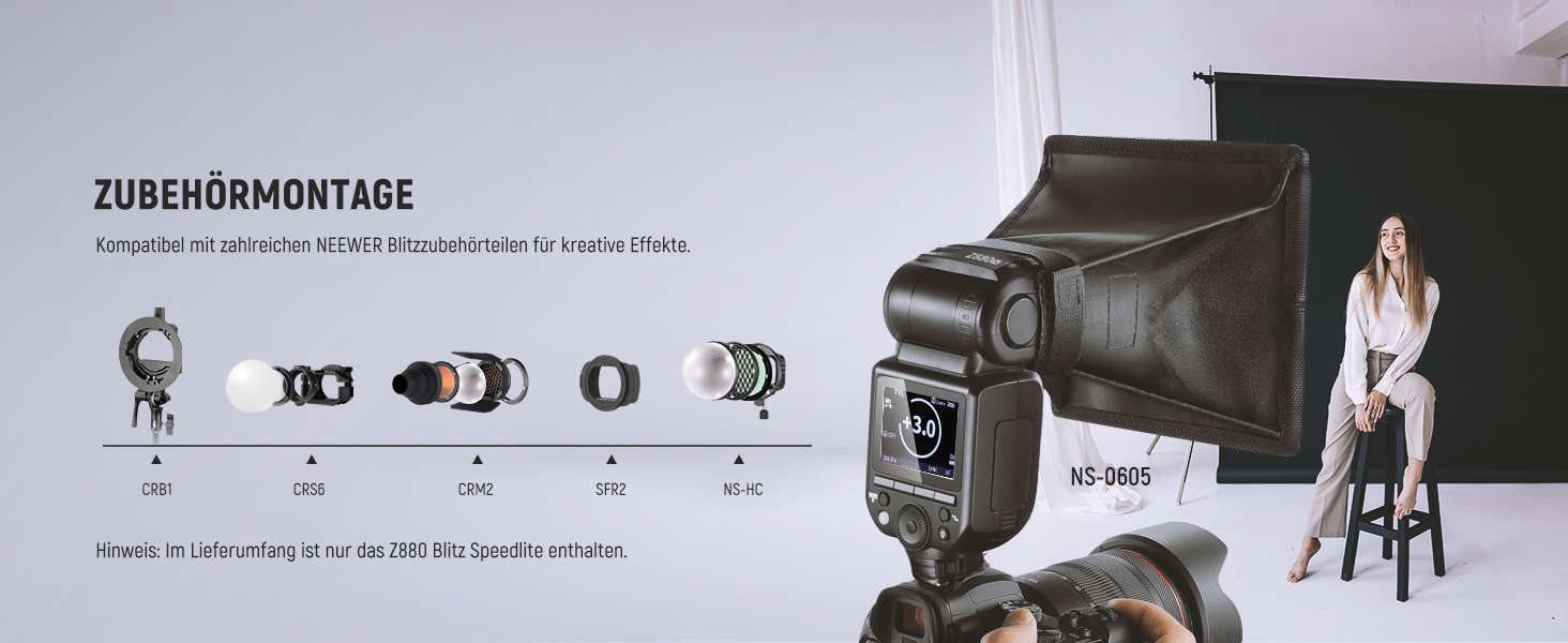 NEEWER TT560 Speedlite: Світловий спалах для Canon, Sony, Nikon, Panasonic, Olympus, Pentax та інших DSLR камер