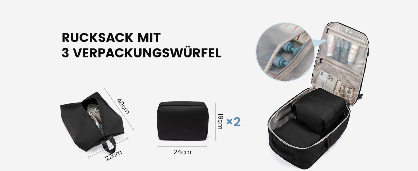 Рюкзак для подорожей LOVEVOOK, 17.3 дюйми, для ноутбука, чоловічий/жіночий, чорний