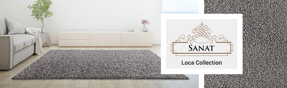 Килим Kurzflor SANAT для вітальні - однотонний сучасний килим для спальні, кабінету, офісу, коридору, дитячої кімнати та кухні - Бежевий, 120 x 170 см, прямокутний