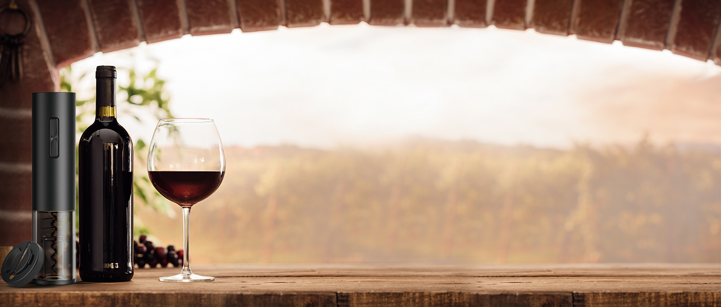Електричний відкривачка для вина GHB 6-в-1 з USB-зарядкою, зрізач фольги, виливає вино та вакуумний затвор. Подарунок для поціновувачів вина