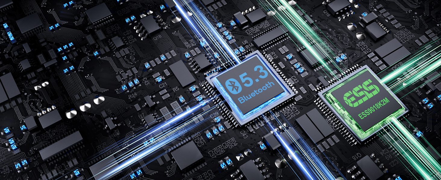 Bluetooth 5.3 трансмітер та ресивер 1Mii B03S для телевізора та стереосистеми