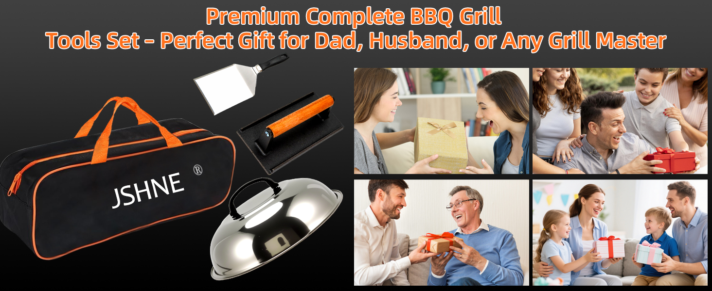 Набір аксесуарів для гриля на 40 предметів, сумісний з Camp Chef, включає шпатель, прес для бургерів, скребок, щипці та сумка для транспортування, ідеально для BBQ на відкритому повітрі