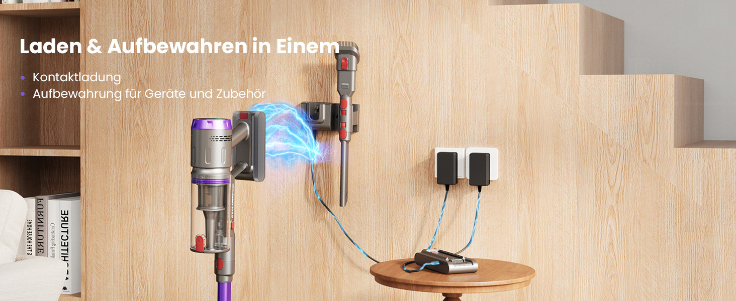 Бездротовий акумуляторний пилосос NOVAX T80 Flex: 600W, 58000Pa, 75 хвилин роботи, для килимів, твердих поверхонь та шерсті тварин, з міні-насадкою FurTornado™ та щіткою для видалення кліщів