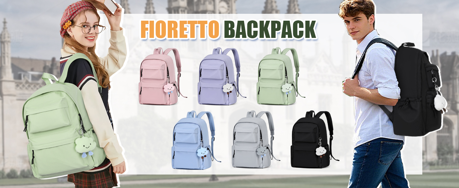 Жіночий рюкзак FIORETTO для дівчаток та хлопчиків, 15.6