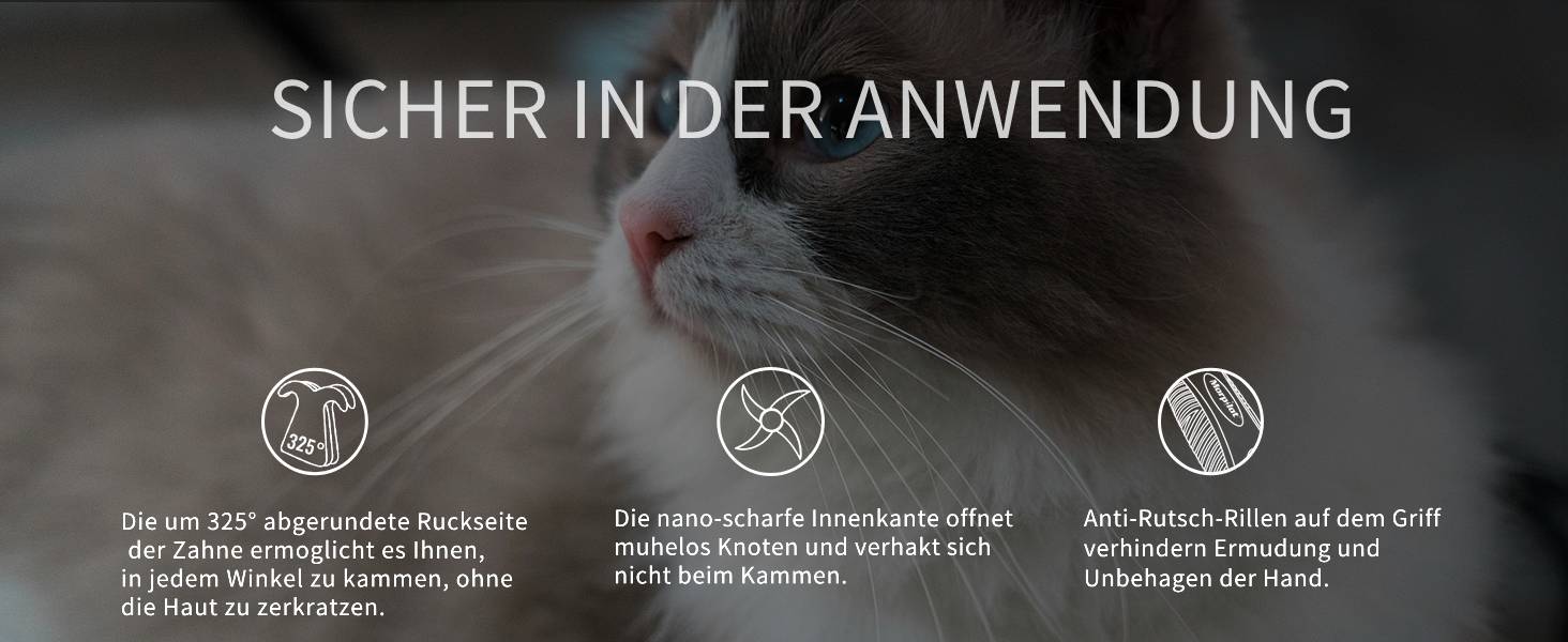 Щітка для собак та котів, 12+23 зубчики, сталевий гребінець для видалення шерсті, двостороння, проти ковтання, для собак, велика, рожева