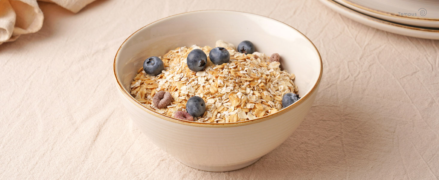 Набір посуду Tempus Serie для 6 осіб (18 предметів), стелітова посуд, реактивна глазур, перламутрово-блакитний