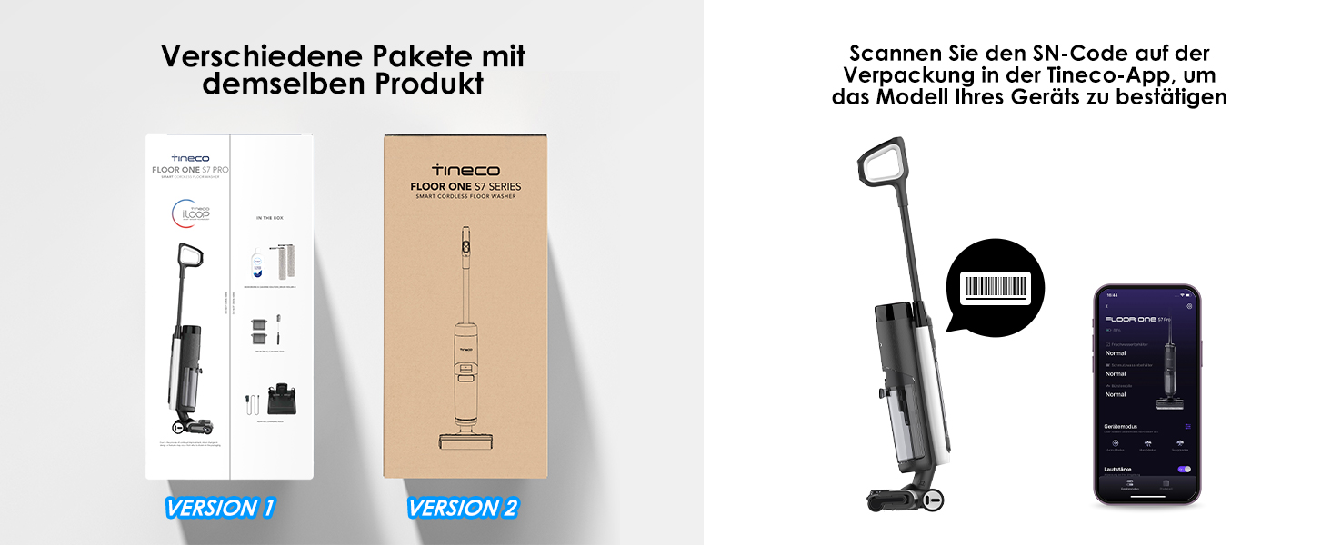 Вертикальний миючий пилосос Tineco Floor ONE S7 Pro з функцією FlashDry та системою DualBlock