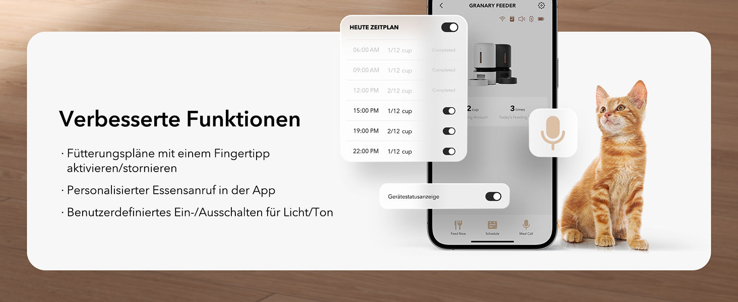 PETLIBRO Автомат годування котів 5л, WiFi, з програмою, білий