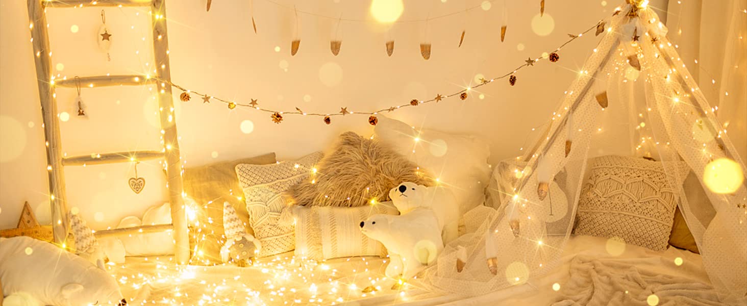 Льо́дко́ва гірля́нда LED 220, 25 метрів, 8 режимів, вологостійка, мідний дріт, з пультом, для дому та саду