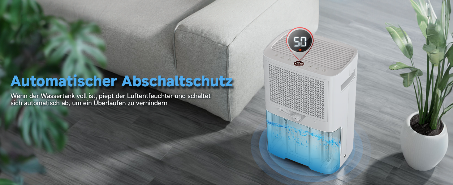 Електричний осушувач повітря 25L з таймером, фільтром та захистом від дітей. Економний, проти цвілі та вологи.