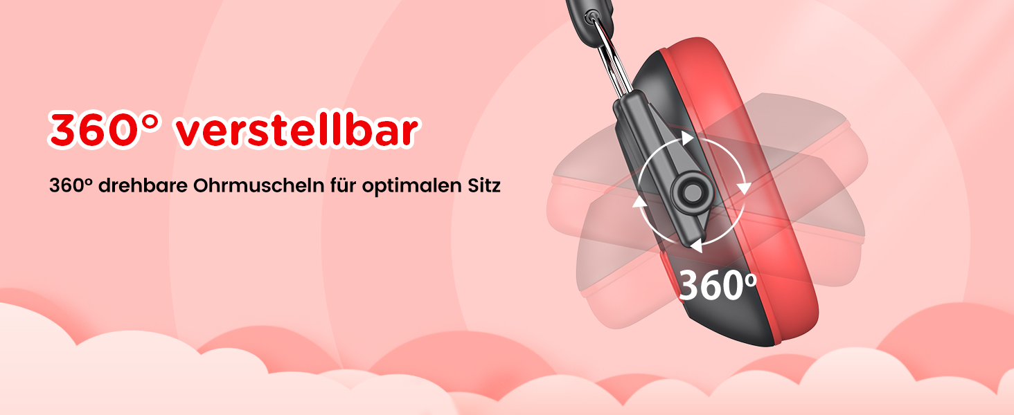 Дитячий навушник шумозаглушення Link Dream, SNR 30dB, для дітей 3-16 років, блакитний/чорний