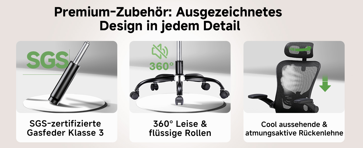 Офісний крісло GTPLAYER Ergonomic з регульованою підголівником, підлокітниками та поперековою підтримкою, функція гойдання, сітка, чорний, 150 кг