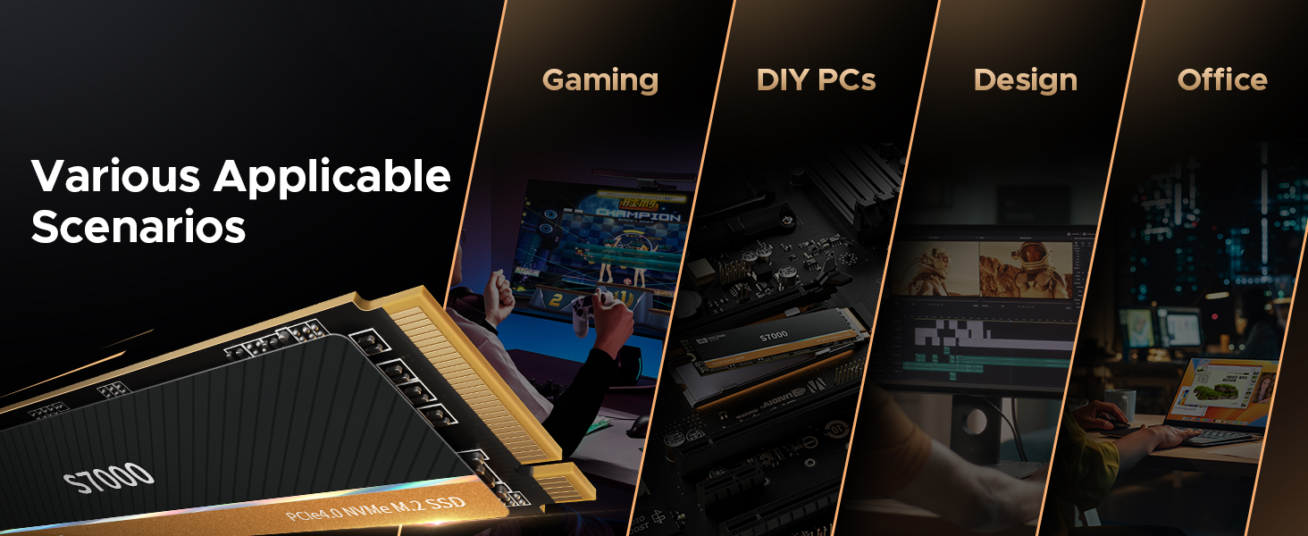 SSD M.2 NVMe SAN ZANG MASTER S7000 512GB: Швидкий диск для ігор та графіки (PCIe Gen4)