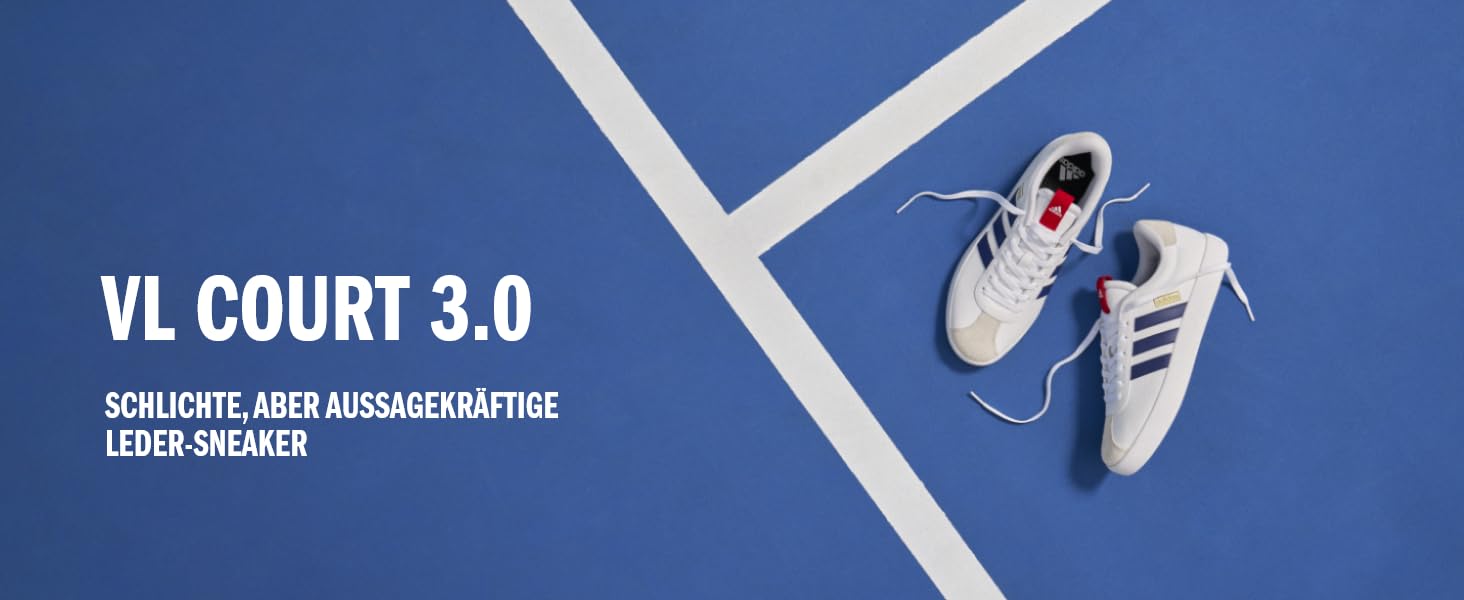 Жіночі кросівки Adidas VL Court Base, 40 EU, білий, чорний, сірий