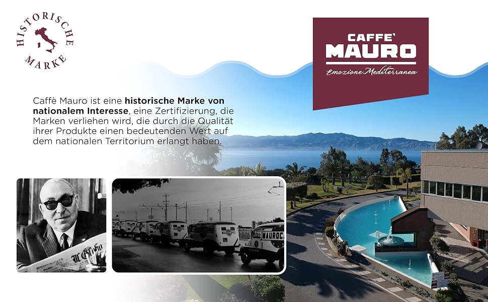 Кава в зернах Caffè Mauro Torrefazione 100% Арабіка, середній обсмаження, інтенсивність 5/10, Італія, 1 кг