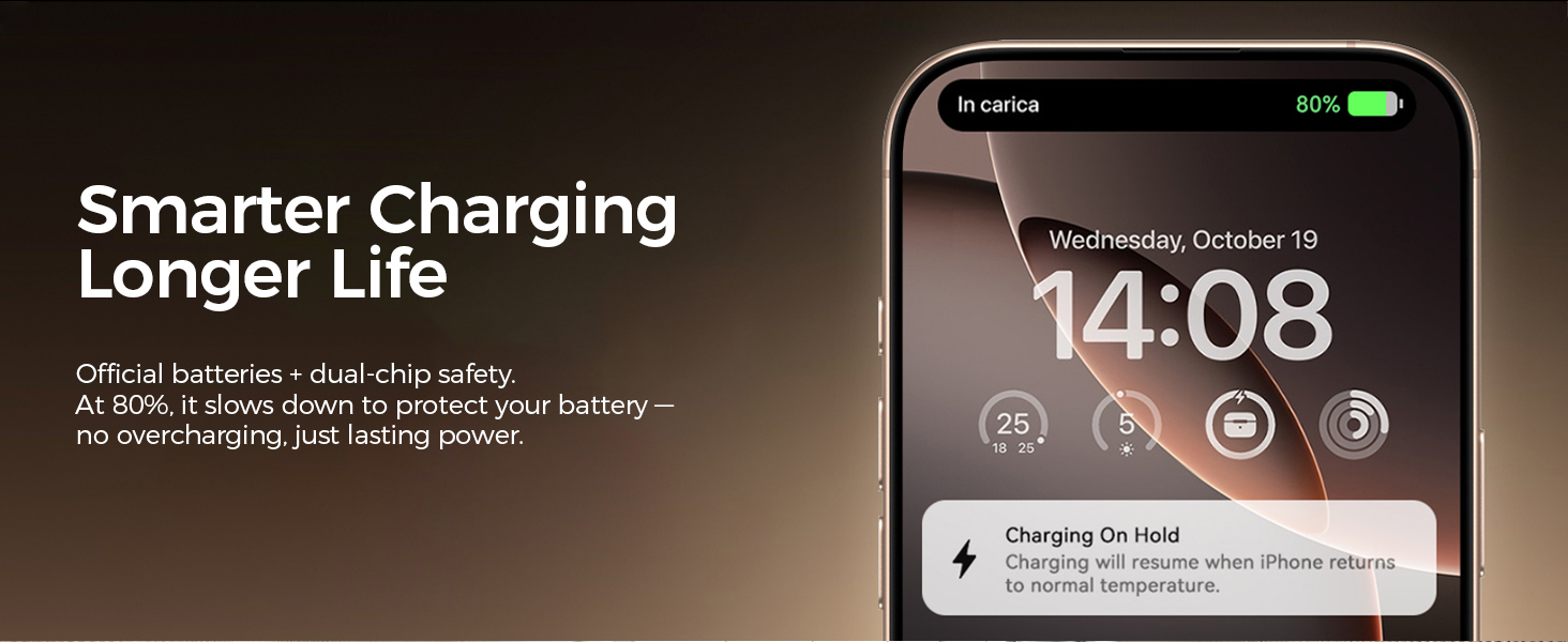 Powerbank MagSafe 10000mAh з PD 22.5W, бездротова зарядка, USB-C, LED-дисплей, чорний