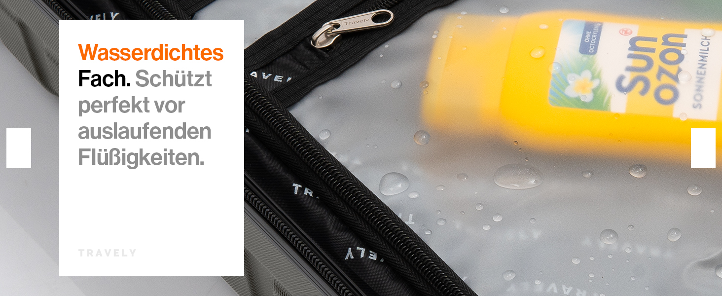 Набір валіз Travely з полікарбонату: 77см, 67см, ручна поклажа, TSA-замок, колір - місячний сірий