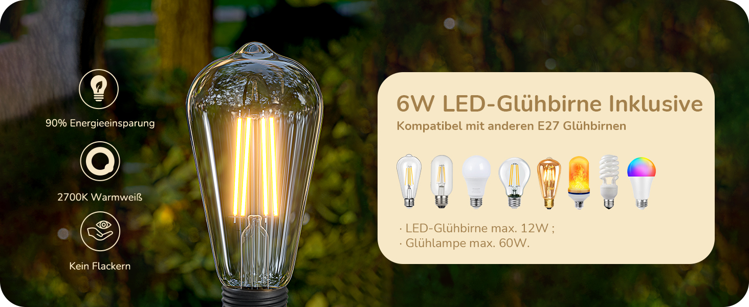 Стійка лампа EDISHINE для вітальні з трьома плафонами, вінтажний стиль, полиця, абажур з ротангу, 3 x E27, з лампочками, бохо-стиль, з вимикачем на ніжці, 178 см, чорний