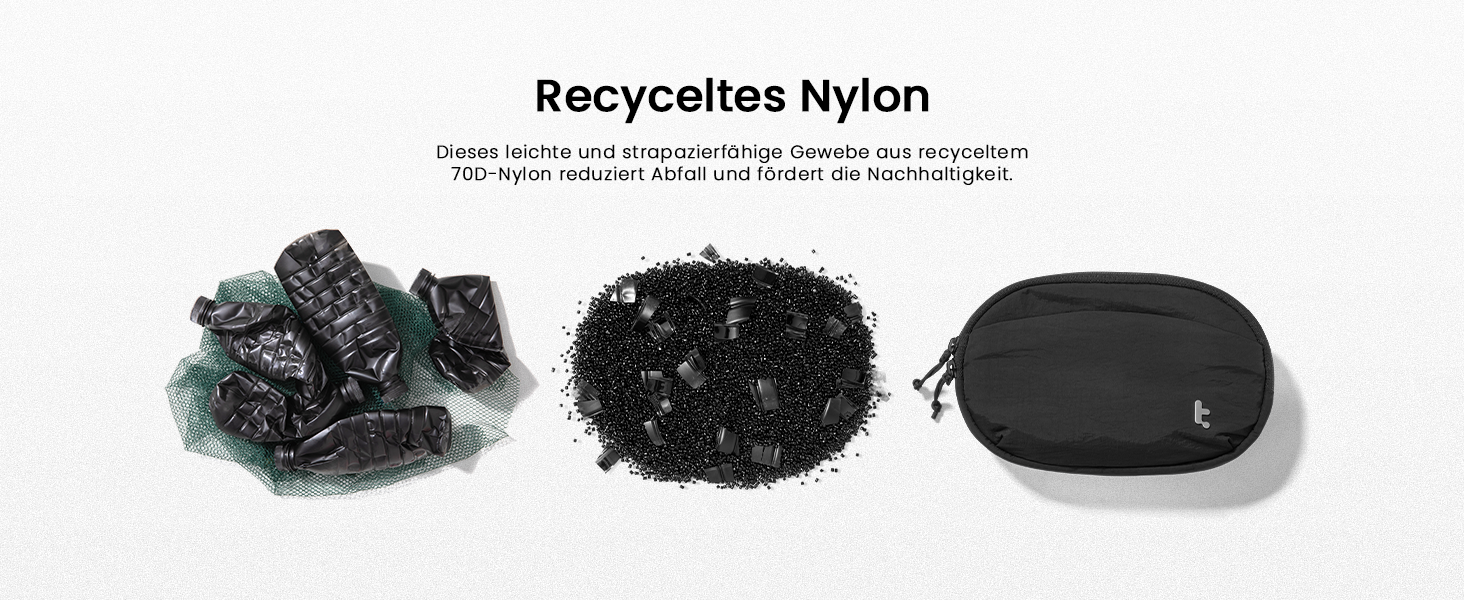 tomtoc жіноча поясна сумка-слінг з RFID захистом, 1.5 л, для подорожей, повсякденного використання, фестивалів, спорту, хайкінгу, зелена (чорна)