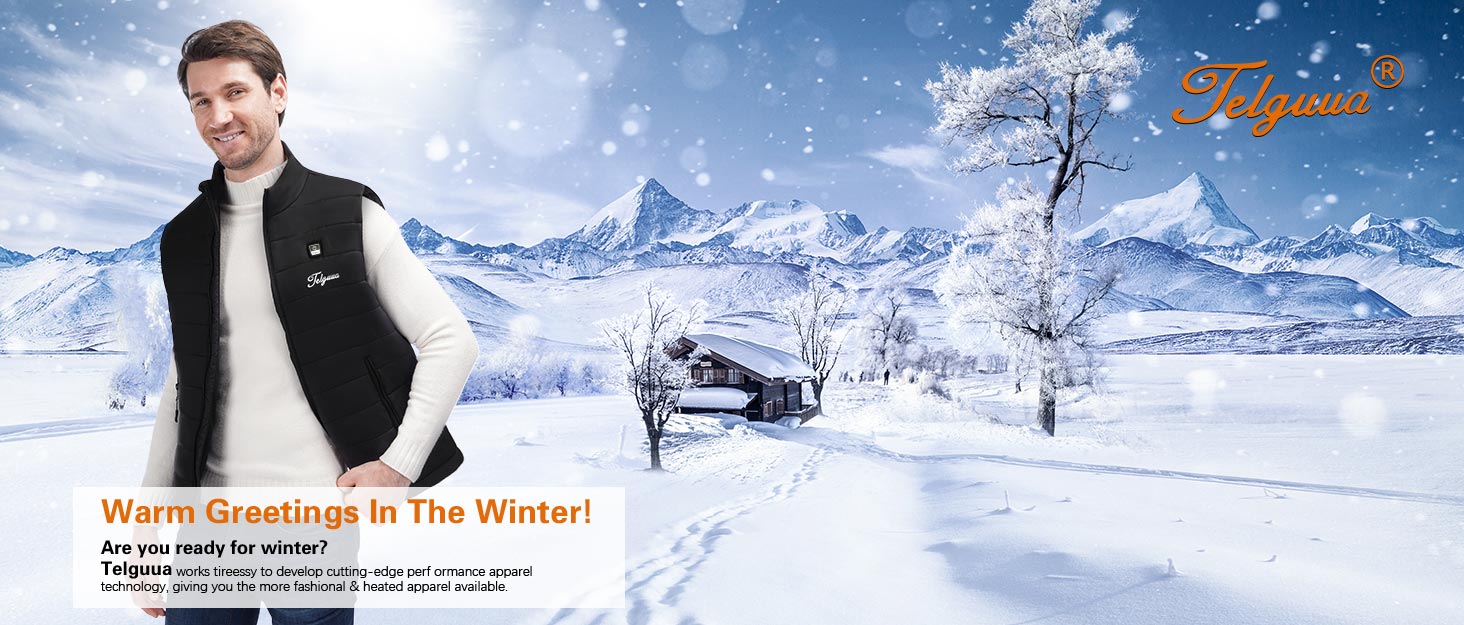 Тепла флісова жилетка Telguua з підігрівом для чоловіків з Powerbank 5V 10000mAh, 6 зон нагріву, 3 рівні температури, керування 2 зонами, для кемпінгу, піших прогулянок, сноубордингу, чорна