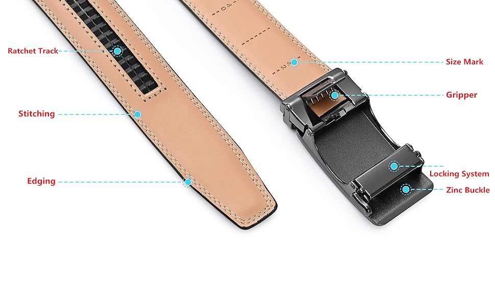 Чоловічий шкіряний ремінь на пряжці, ширина 35 мм, чорний, 125 см, підходить для об'єму талії 92-107 см. Ідеально для костюма, бізнесу та джинсів.