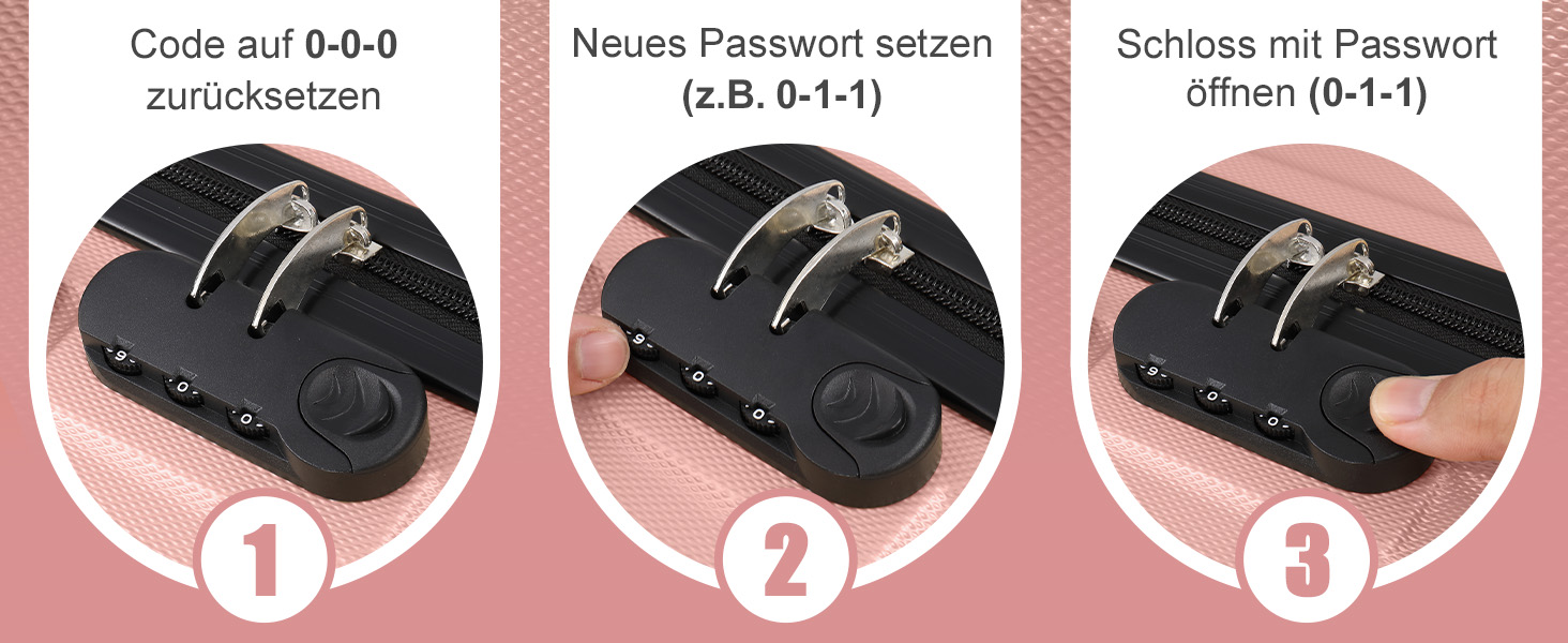Набір валіз LEADZM 5 в 1: дорожній набір з косметичною сумкою, жорсткий кейс з ABS, телескопічна ручка, ручна поклажа (Турквіс)
