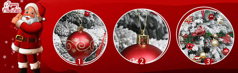 Набір прикрас на ялинку: 44 штуки кульок, 6 см та 3 см, блакитно-срібні. Прикраси для ялинки, декор для дому та вулиці