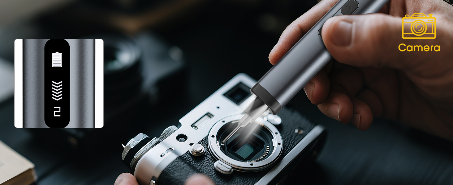 Набір мініатюрних електричних викруток 78 в 1 - прецизійний набір з магнітними Torx викрутками, LED дисплеєм та 5 рівнями крутного моменту для ноутбуків, окулярів, годинників, ПК