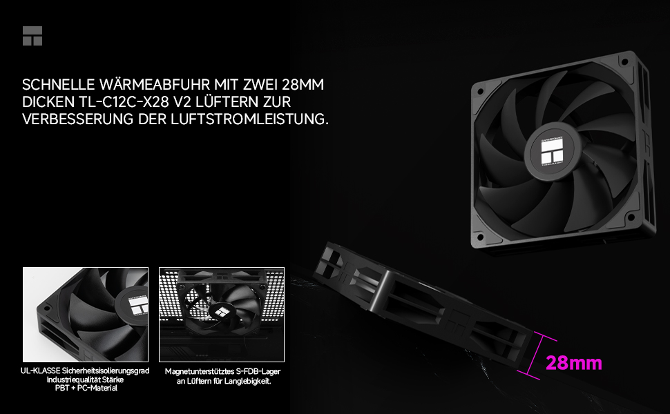 TR Peerless Assassin 120 Black - Кулер для CPU з 6 тепловими трубками, AM4/AM5, Intel LGA1700/1851/1150/1151/1200