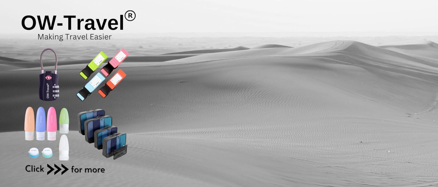 Органайзери для валізи OW-Travel: 2 середні + 2 великі. Набір для пакування речей, чорний. Кубики для подорожей, органайзери для одягу.