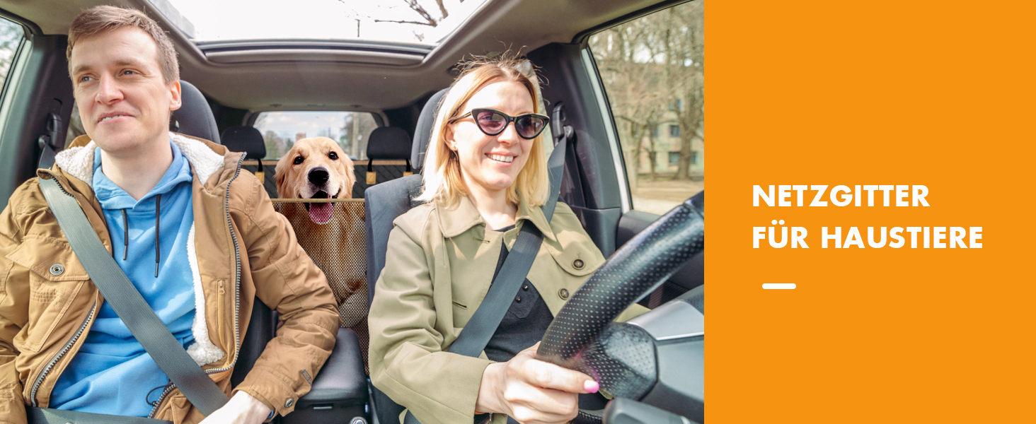 Водонепроникний килимок для собак у машину, чорний, XXL (130x65x54 см) з дерев'яною платформою та ременями безпеки