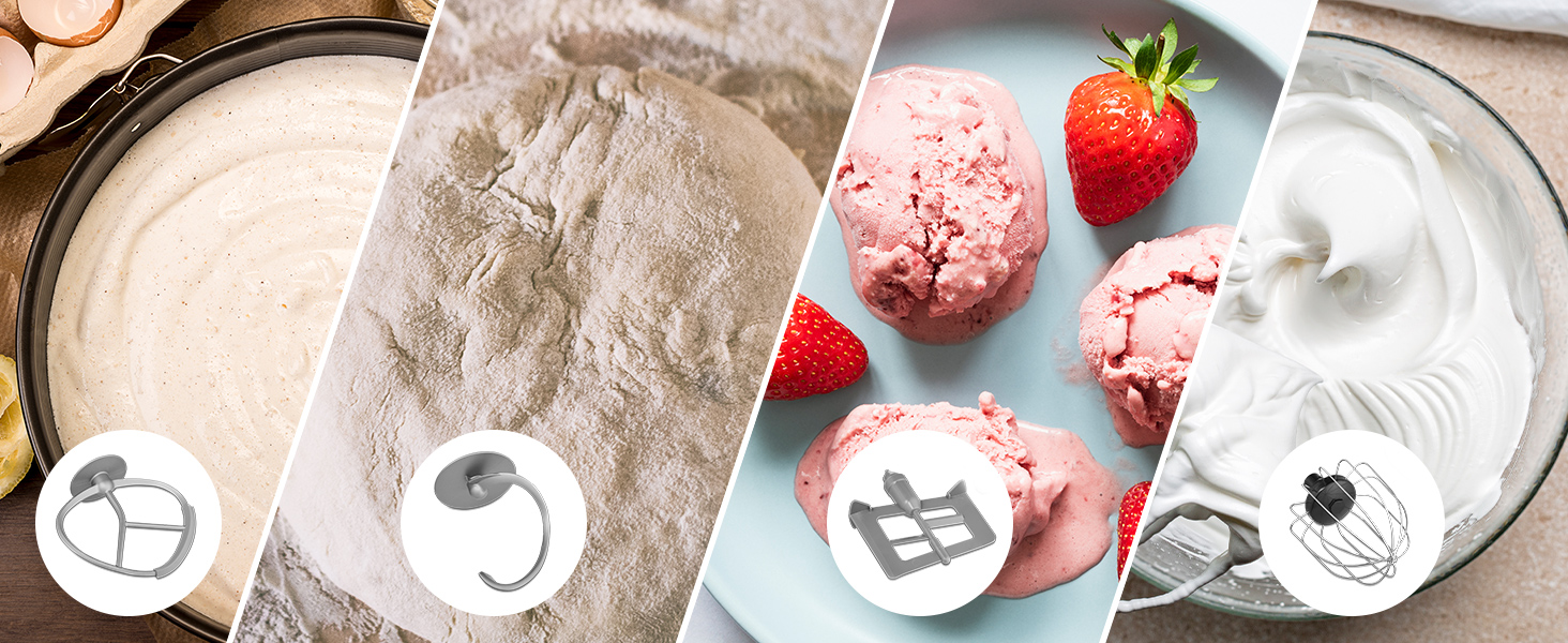 Кухонна машина MEDION MD18430: 3-в-1 (міксер, м'ясорубка, тістоміс), 5 л чаша з нержавіючої сталі, 1200 Вт, цифровий дисплей, чаша для льоду, титан