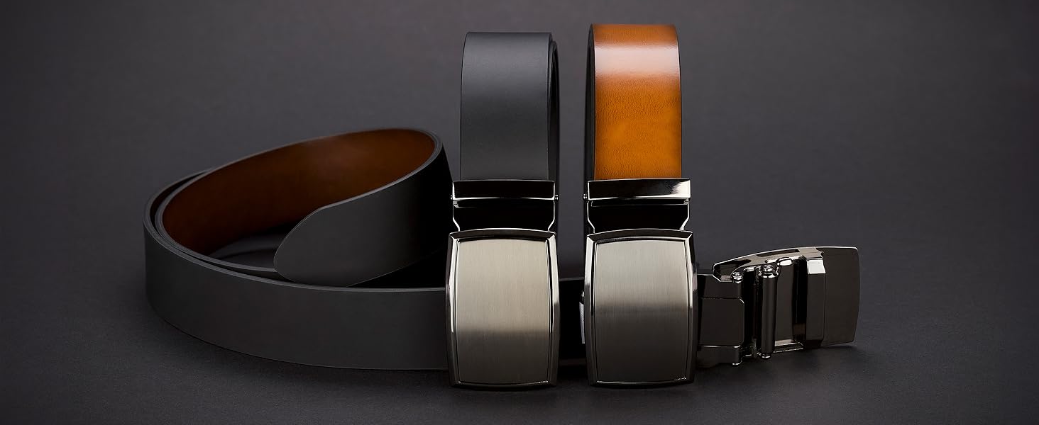 Чоловічий шкіряний ремінь Lindenmann Automatik, колір коньяк, розмір 105/120 см