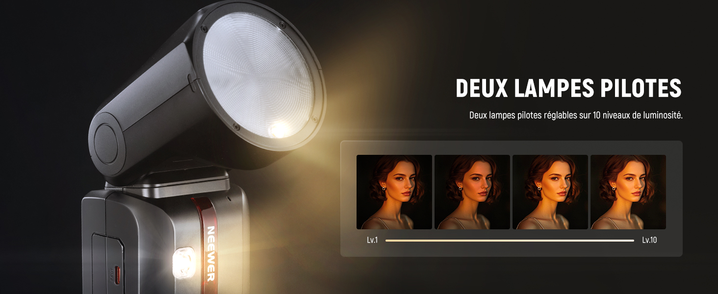 NEEWER Z2-N Flash - Світловий спалах Speedlite для Nikon, 76W, TTL/M, HSS 1/8000s, 2600mAh