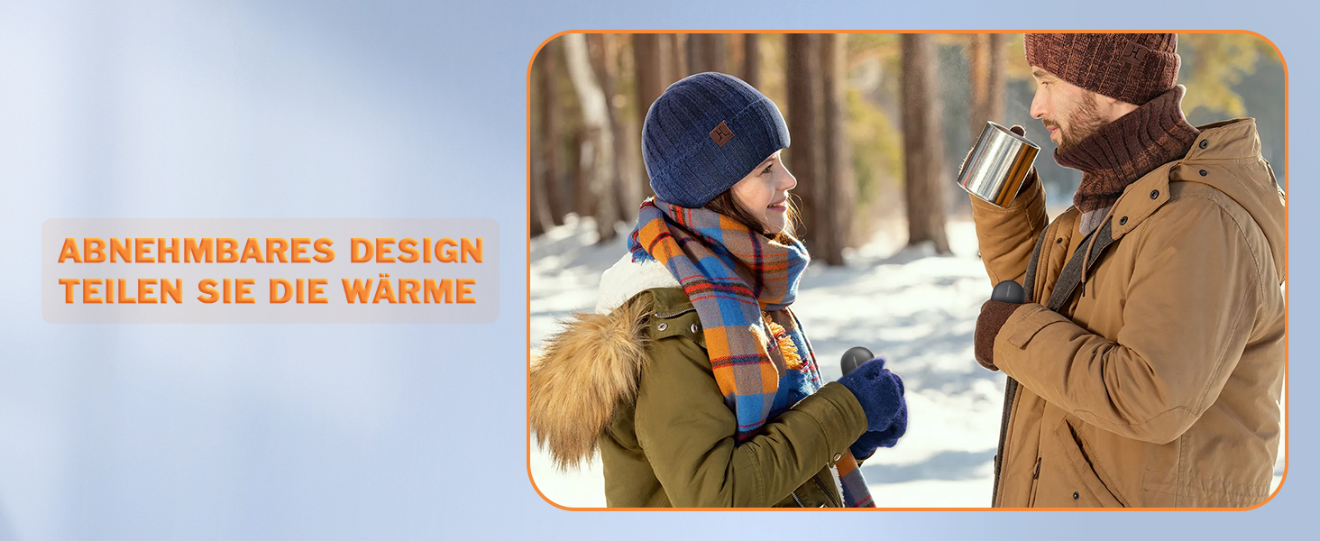 Електричні грілки для рук 2 шт. – Магнітні, швидко нагріваються, багаторазові USB-грілки з шнурком, компактні електричні грілки для активного відпочинку та дітей взимку