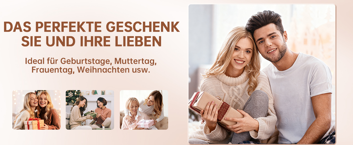 Webeauty Airstyler 7-в-1: фен-щітка, плойка, випрямляч, 110000 об/хв, 25 м/с, 500 млн негативних іонів, білий