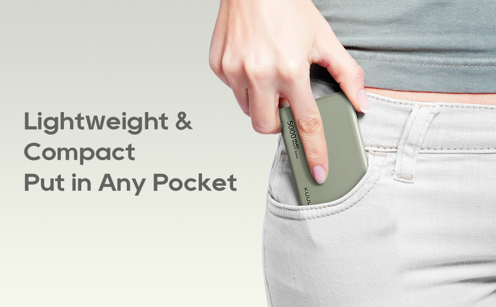 Power Bank Magsafe 5000mAh, 8мм, Gray (5000mAh-Titan) - Швидка зарядка USB-C, Бездротова зарядка