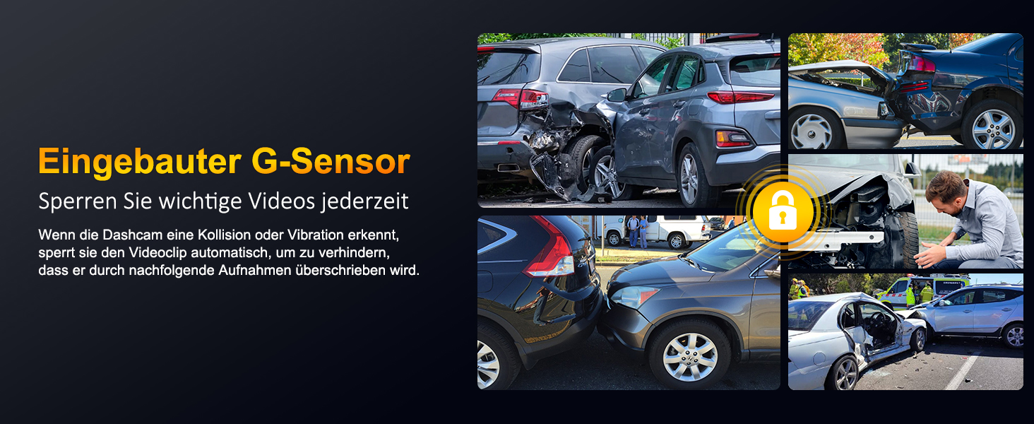 Відеореєстратор Auto Dashcam 4K+1080P з Wi-Fi, 64GB, IPS 3' екраном, Нічне бачення, G-сенсор, Loop-запис, 170°+140° Кут огляду, Паркінг 24/7, Керування через App, Підтримка до 256GB