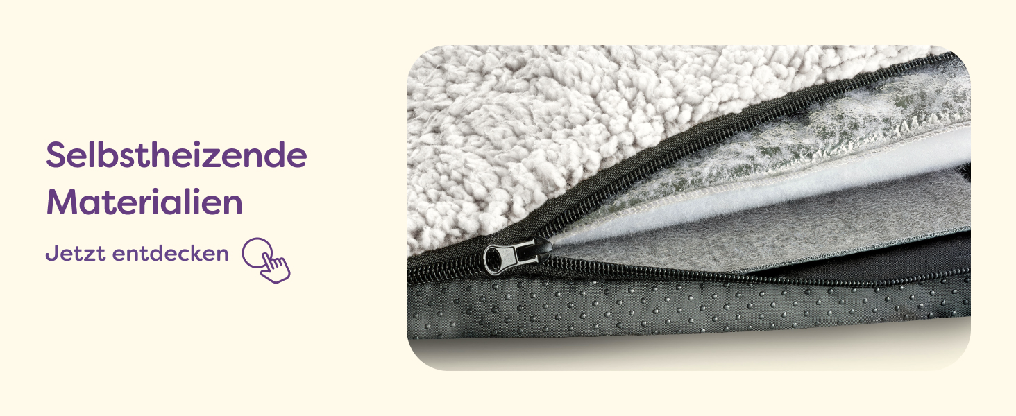 Самогріюча собача ковдра, велика лежанка для собак 90x60 см, знімний водонепроникний чохол, м'яка та тепла, без живлення, з антиковзною основою (сіра)