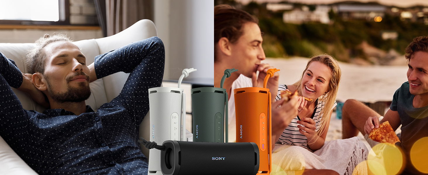 Sony ULT Field 1: Портативна Bluetooth колонка з глибоким басом, IP67 (водонепроникна, пилозахищена), 12 год роботи, чорний колір