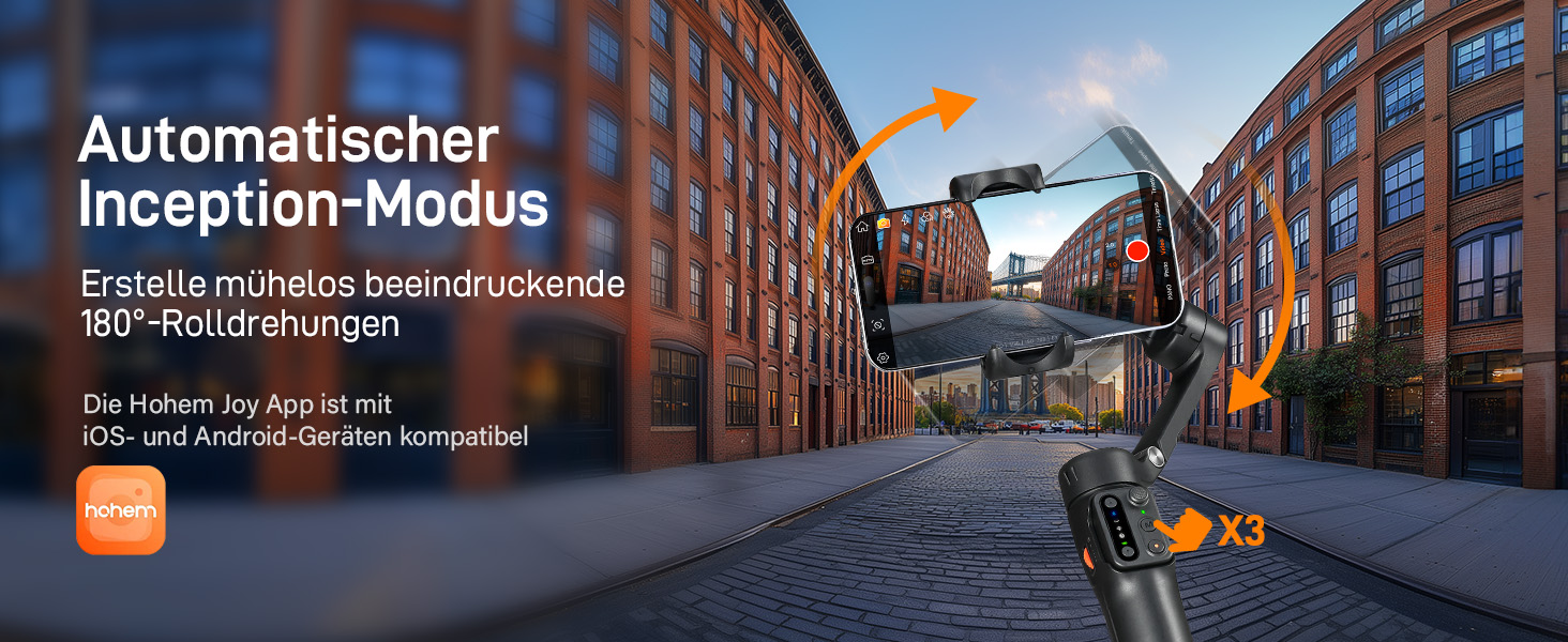 Hohem iSteady X3 SE - Стабілізатор для смартфона, 3-осьовий, чорний