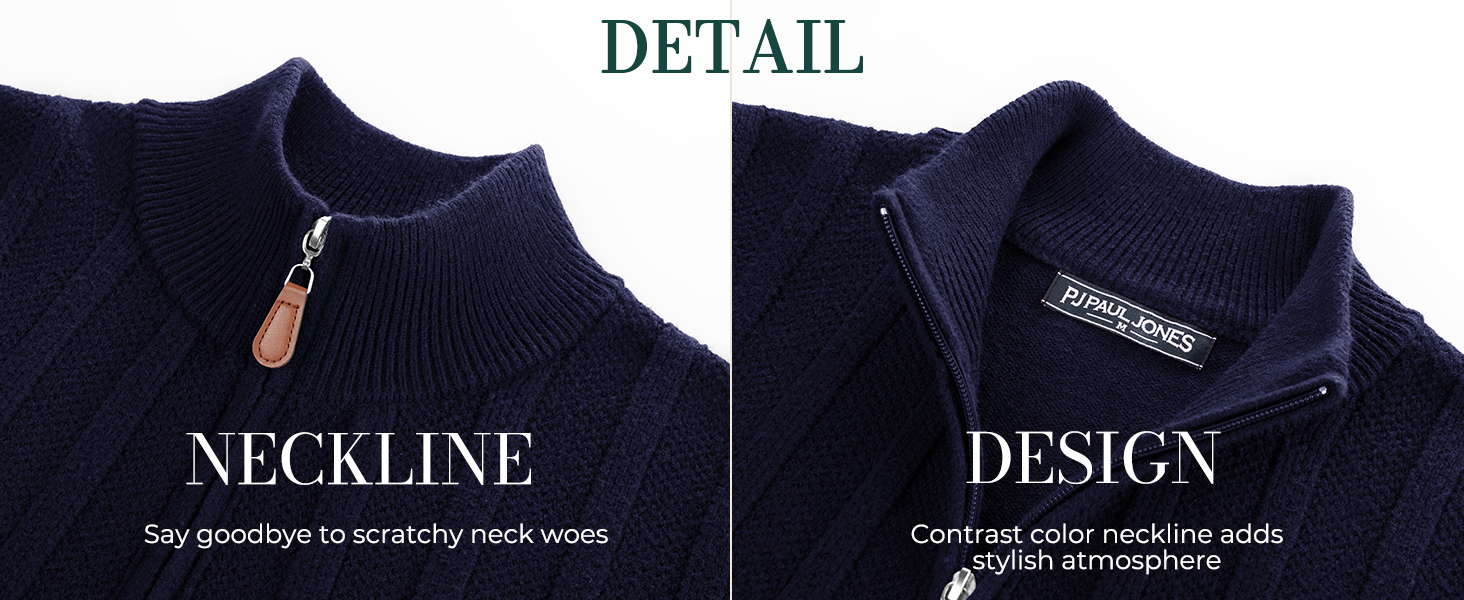 Кардиган чоловічий PJ PAUL JONES на блискавці з коміром-стійкою, в'язаний, колір темно-сірий, розмір M