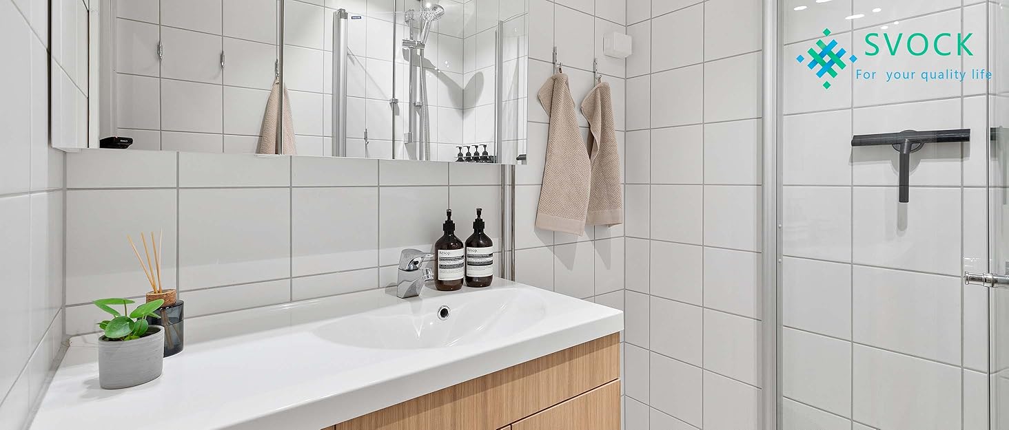 Тримач для електричної зубної щітки, алюмінієвий, без свердління, чорний, 3 слоти