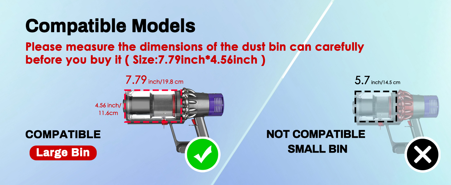 Контейнер для пилу Dyson V10, V12, V27: Замінна частина для пилососів Dyson