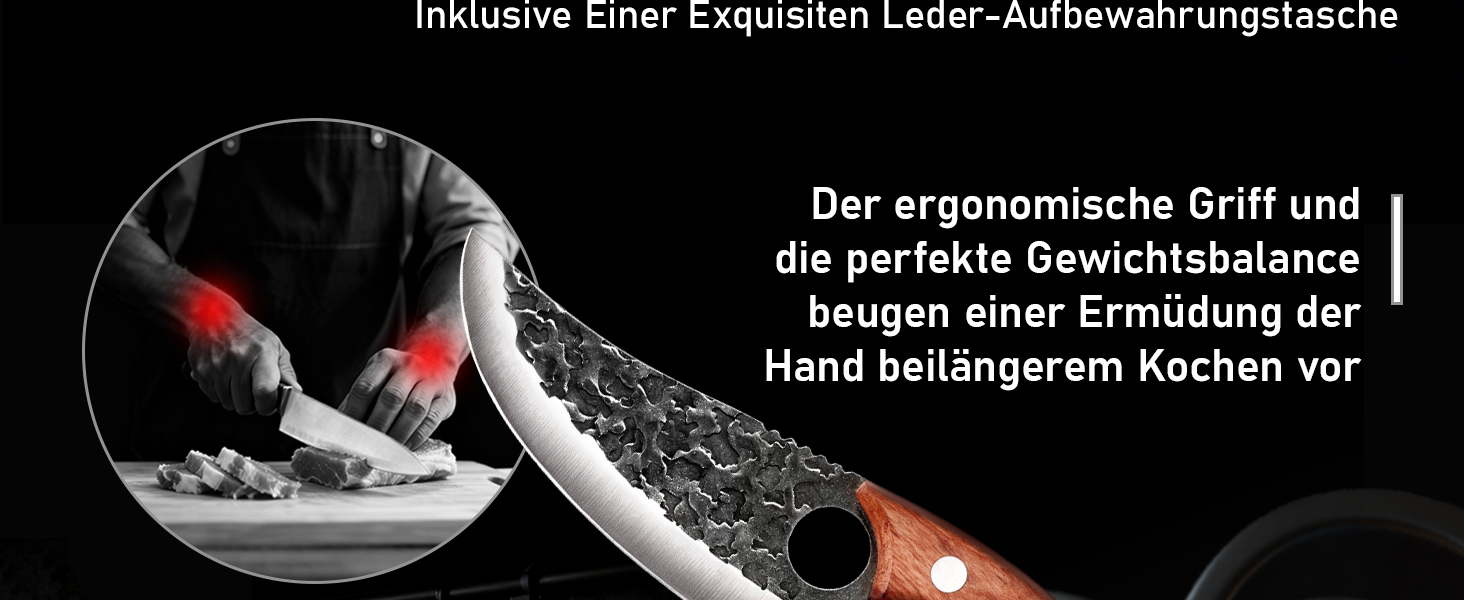 Набір професійних кухонних ножів з нержавіючої сталі - ідеальний подарунок для кухаря, чоловіка, батька на День Святого Валентина, День народження