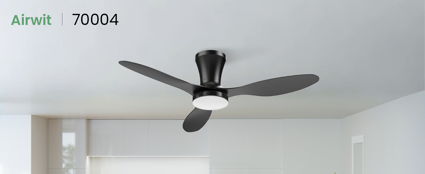 Стеляний вентилятор з підсвічуванням, тихий, 106 см. З пультом керування, 3 режими, регульоване LED-освітлення, 6 швидкостей для спальні/вітальні