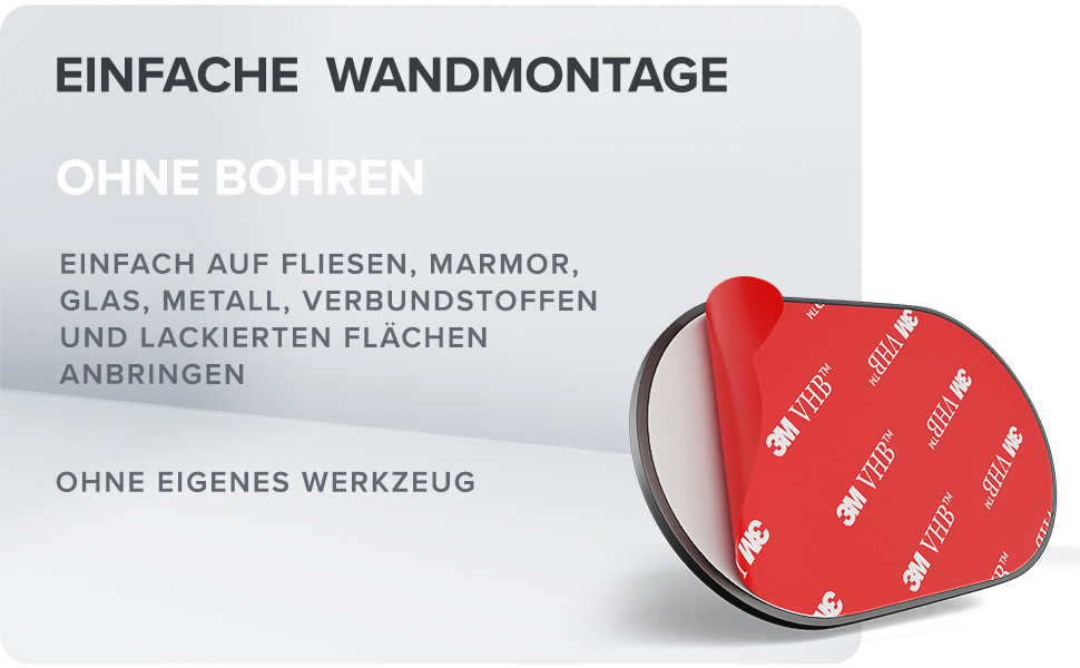 Набір для чищення унітазу Ovimar Finnkona: щітка, кріплення на стіну без свердління, силіконова щітка, функція вентиляції, сталь з порошковим покриттям, змінний насадок (Gunmetal, для кріплення)
