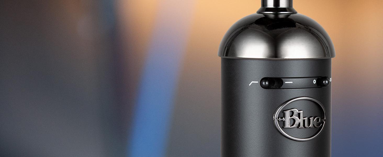 Мікрофон Blue Blackout Spark SL XLR з підставкою, конденсаторний, для запису, стрімінгу, подкастів, YouTube - чорний